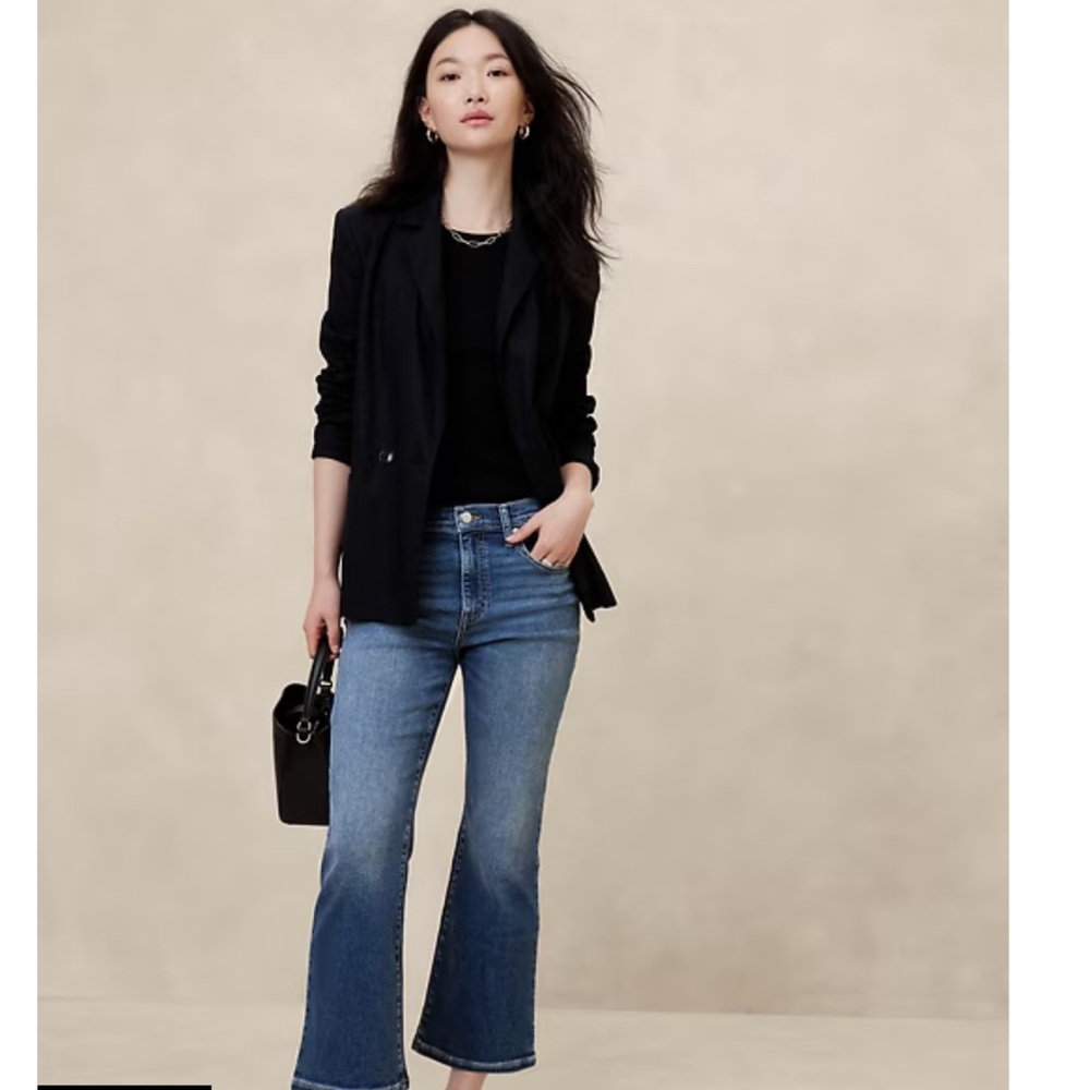 Banana Republic Factory Blue Flare Jeans